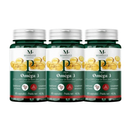 Cure Omega 3 - 3 x 60 capsules Laboratoires Mességué - Laboratoires Mességué