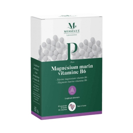 Magnésium Marin B6 - 60 comprimés Laboratoires Mességué - Laboratoires Mességué