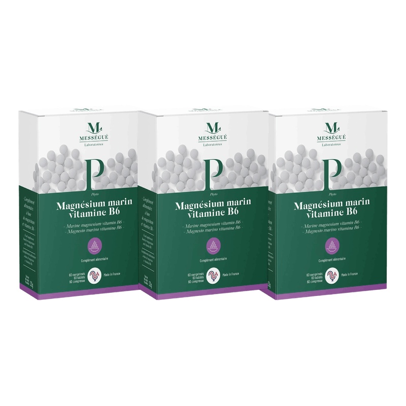 Cure Magnésium Marin B6 - 90 comprimés Laboratoires Mességué