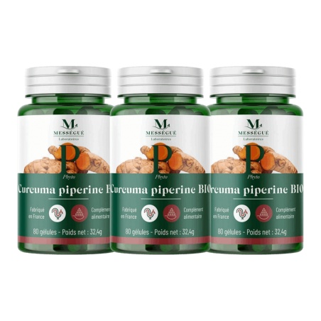 Cure Curcuma Piperine Bio - 80 gélules Laboratoires Mességué - Laboratoires Mességué