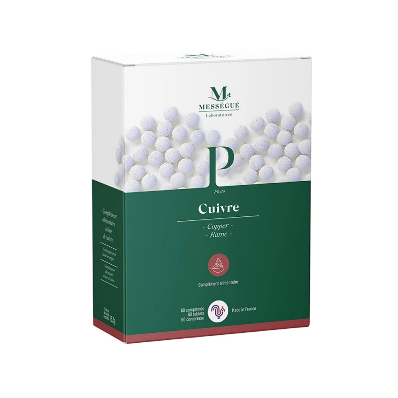 Cuivre - 60 comprimés Laboratoires Mességué