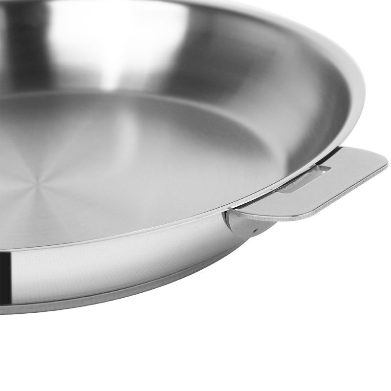 Poêle inox Mutine 28 cm amovible Cristel