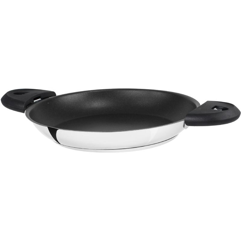 Poêle inox anti-adhésive Mutine 28 cm amovible Cristel