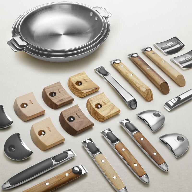 Poêle inox Casteline 24 cm amovible Cristel