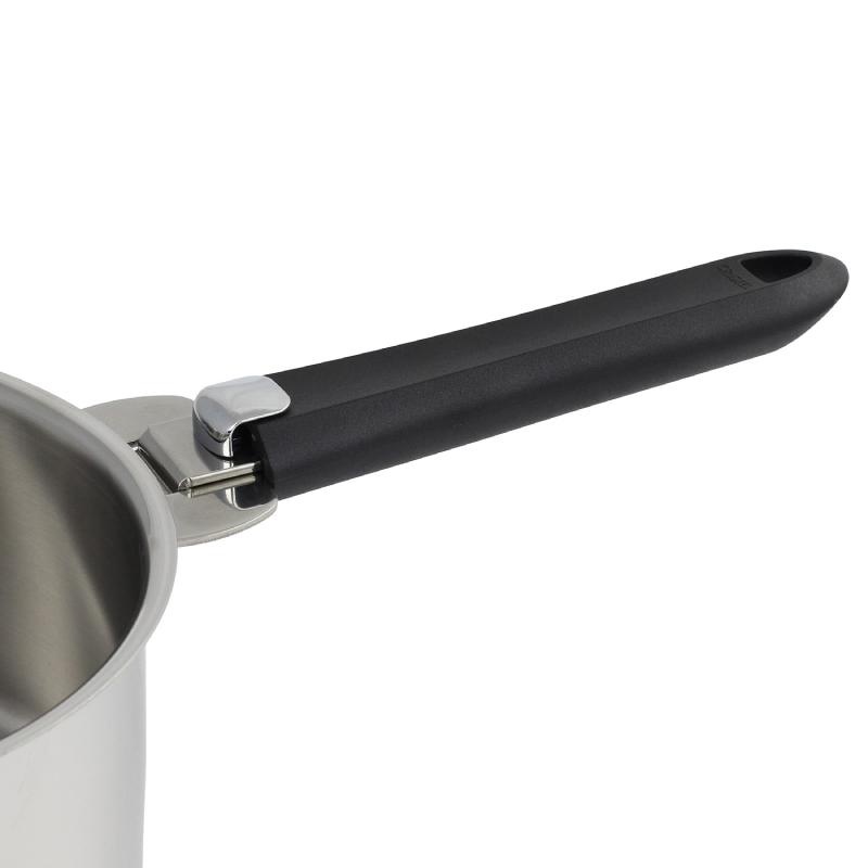 Poignée NOIRE amovible Mutine Cristel pour casserole et poêle