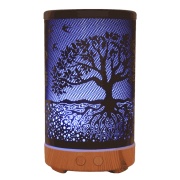Diffuseur à ultrason PureZen Arbre de Vie - 100ml, LED Esoterra