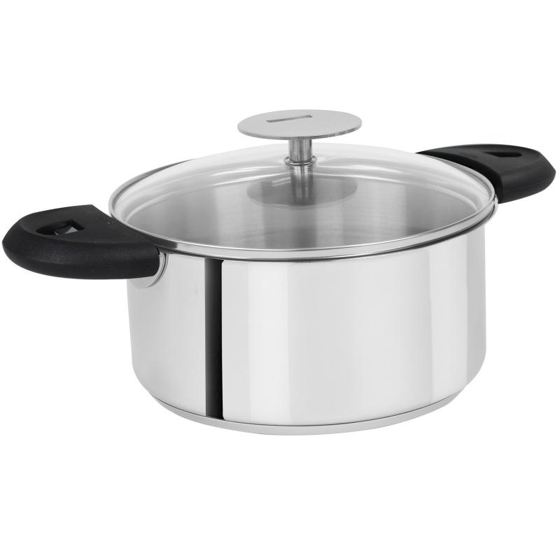 Casserole inox Mutine amovible 20 cm Cristel