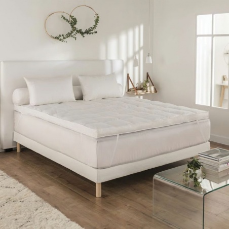 Surconfort de matelas Dourêve 140 x 190 cm - 10% duvet canard Drouault - Drouault