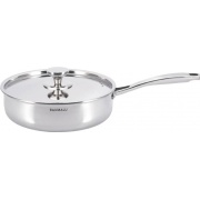 Sauteuse inox 24 cm Triplinox avec couvercle Baumalu