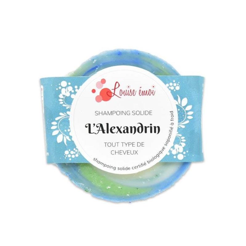 Shampoing solide bio L'Alexandrin - Tous cheveux - Louise émoi