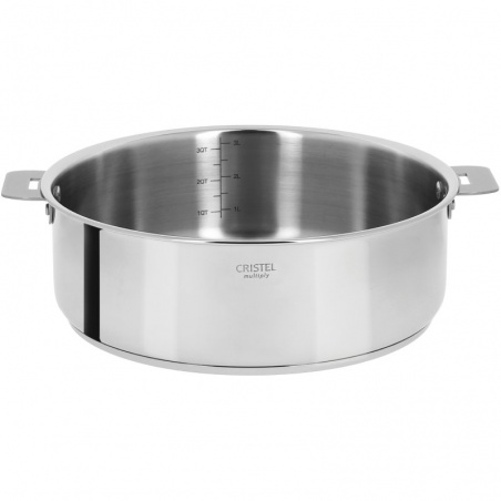Sauteuse inox Casteline amovible Cristel - Cristel