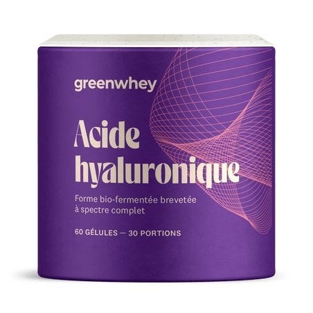 Acide hyaluronique - 60 gélules Greenwhey - Greenwhey