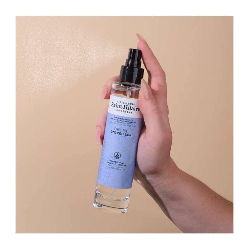 Brume d’oreiller aux huiles essentielles - Lavande & Fleur d'oranger Distillerie Saint-Hilaire