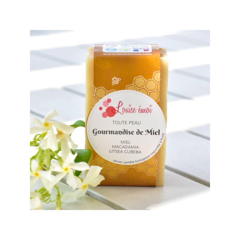 Savon à froid bio Gourmandise de Miel - Louise émoi - 100 gr