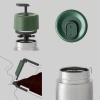 Travel Mug isotherme - Vert Olive Black + Blum