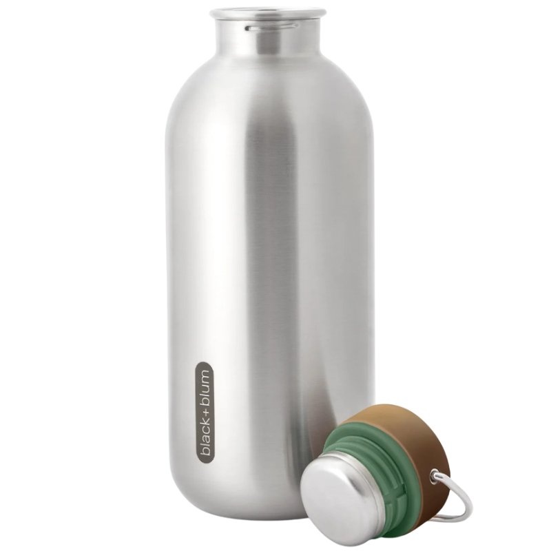 Bouteille en inox 600ml - Vert Olive Black + Blum