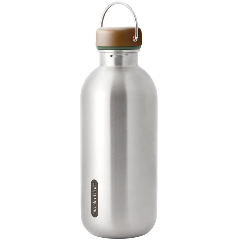 Bouteille en inox 600ml - Vert Olive Black + Blum