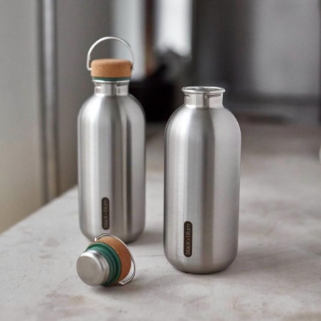 Bouteille en inox 600ml - Vert Olive Black + Blum