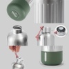 Gourde isotherme Explorer en inox 650ml - Olive Black + Blum