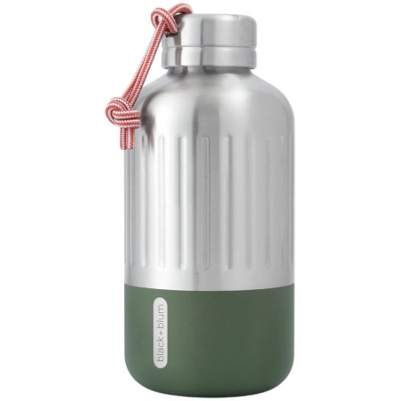 Gourde isotherme Explorer en inox 650ml - Olive Black + Blum - Black + Blum