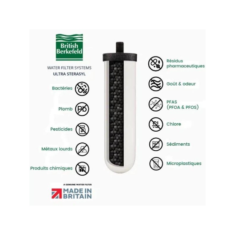 Filtre British Berkefeld Ultra Sterasyl 30401