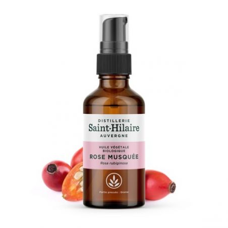 Huile végétale Rose Musquée Bio - Saint Hilaire - 50 ml - Distillerie Saint-Hilaire