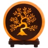 Lampe de Sel Himalaya ronde Arbre de Vie
