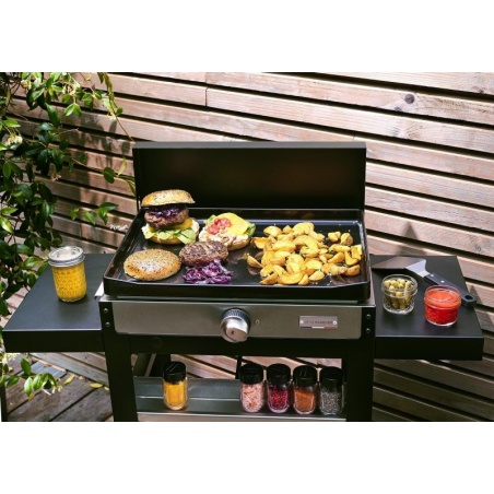 LA PLANCHA FRANCAISE électrique Edition 150 Duo sur chariot Le Marquier