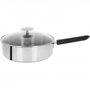Sauteuse inox Mutine 26 cm à poignée fixe Cristel