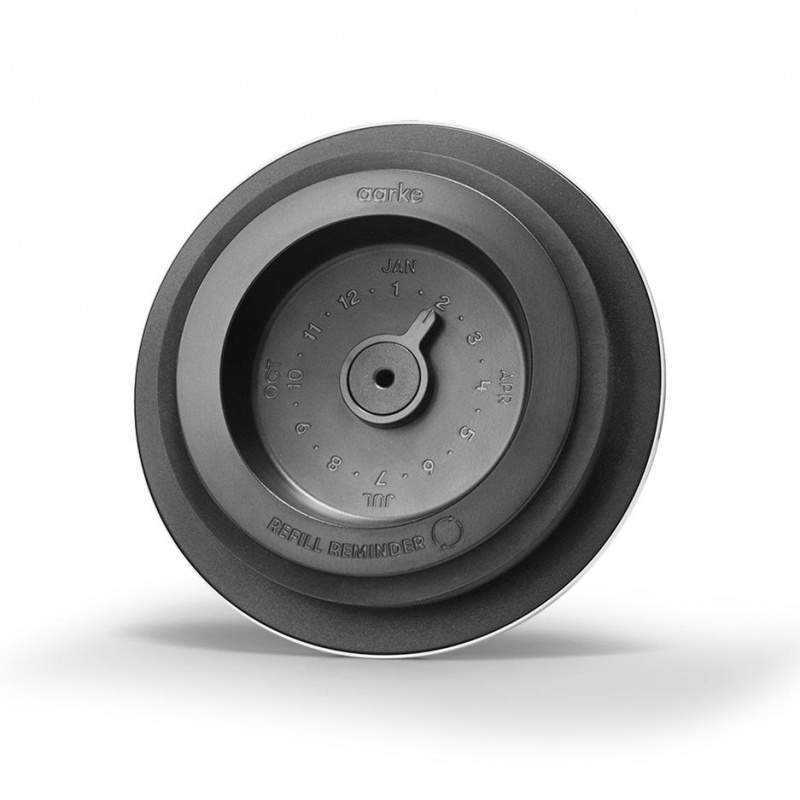 Couvercle avec cadran REFILL REMINDER - Carafe filtrante Purifier Aarke