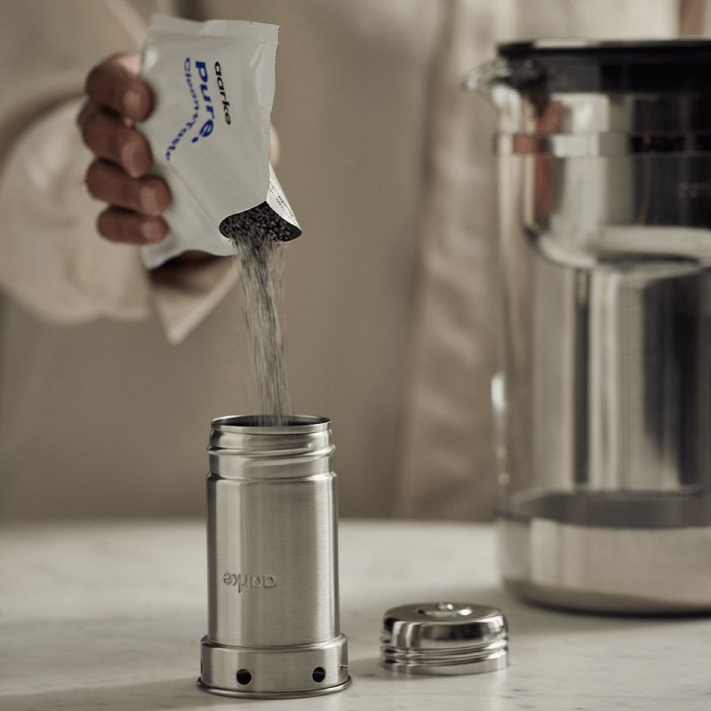 Carafe filtrante en verre Purifier Large 1.66 L Aarke