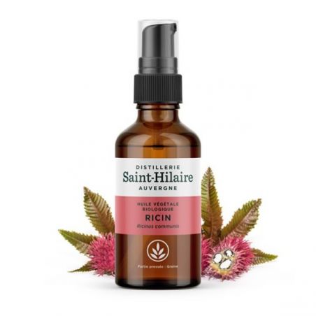 Huile végétale Ricin Bio - Saint Hilaire - 50 ml - Distillerie Saint-Hilaire