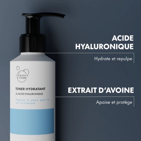 Lotion tonique hydratante Clémence & Vivien