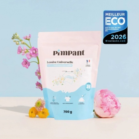 Lessive couleurs en poudre - Recharge 700g Pimpant