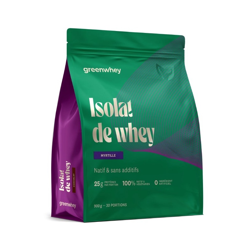 Isolat de Whey Native - Myrtille Greenwhey