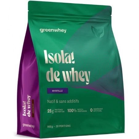 Isolat de Whey Native - Myrtille Greenwhey - Greenwhey