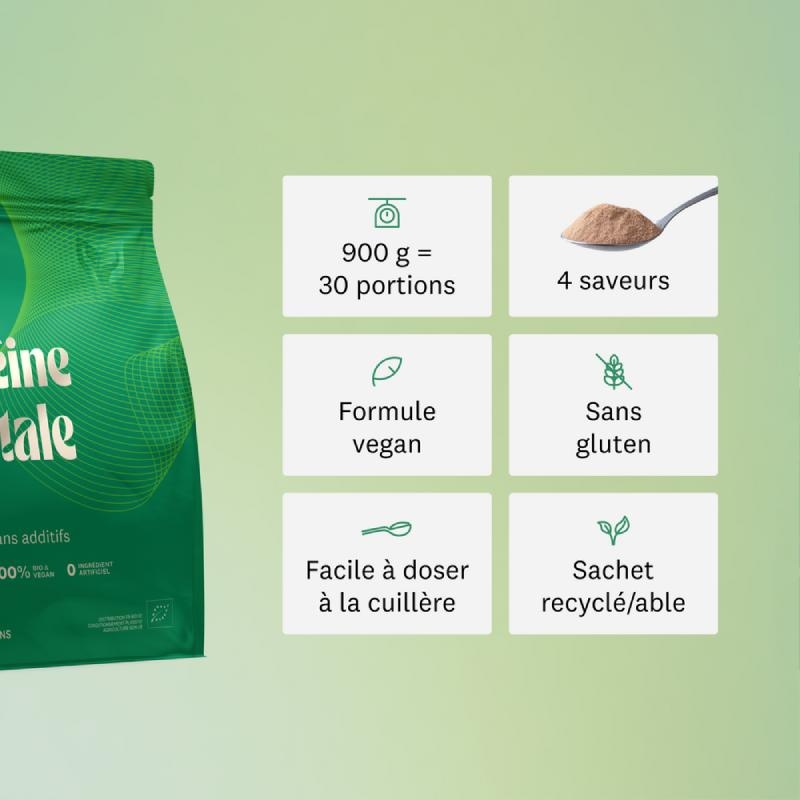 Protéine végétale Bio - Vanille Greenwhey