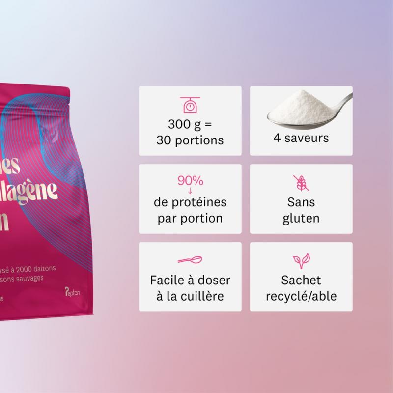 Peptides de Collagène Marin PEPTAN - Chocolat Greenwhey