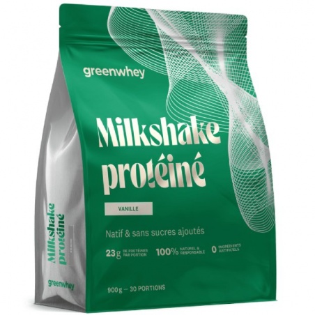Milkshake protéiné - Vanille Greenwhey - Greenwhey
