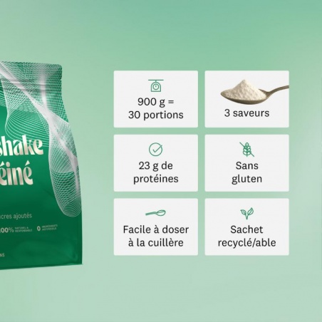 Milkshake protéiné - Fraise Greenwhey