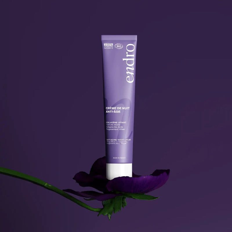 Crème de nuit anti-âge au collagène
