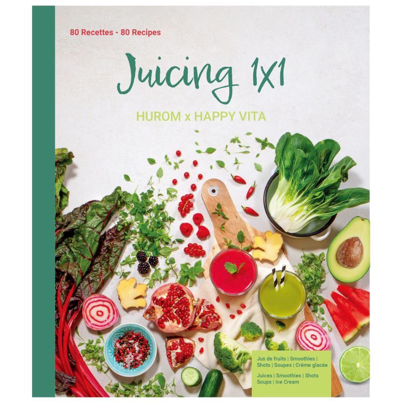 Livre de recettes de jus à l'extracteur