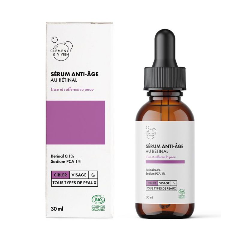 Sérum anti-âge au rétinal Clémence et Vivien
