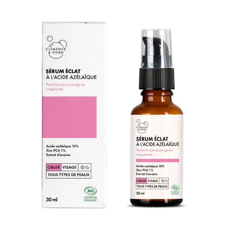 Sérum éclat bio à l'acide azélaïque 10% Clémence et Vivien