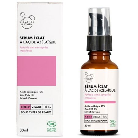 Sérum éclat bio à l'acide azélaïque 10% Clémence et Vivien - Clémence & Vivien