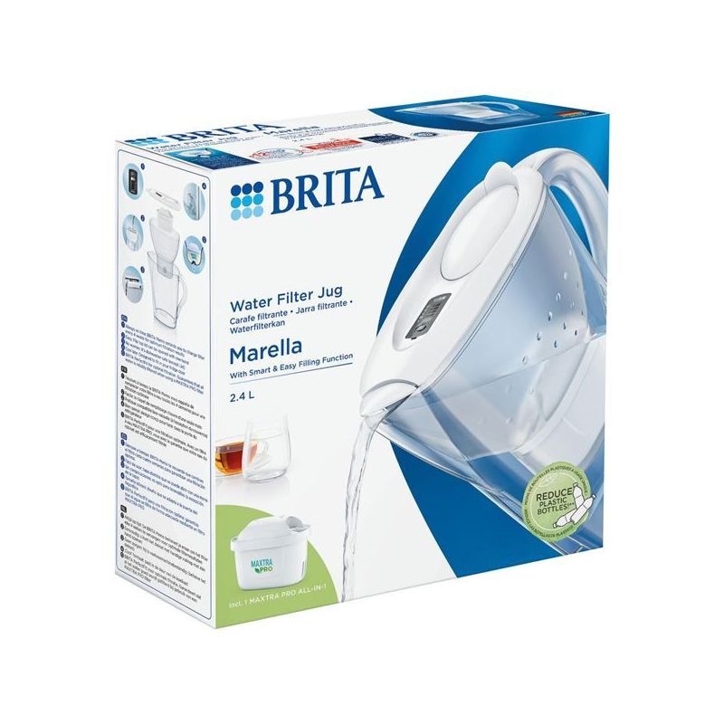 Carafe filtrante BRITA Marella blanche 2,4 L