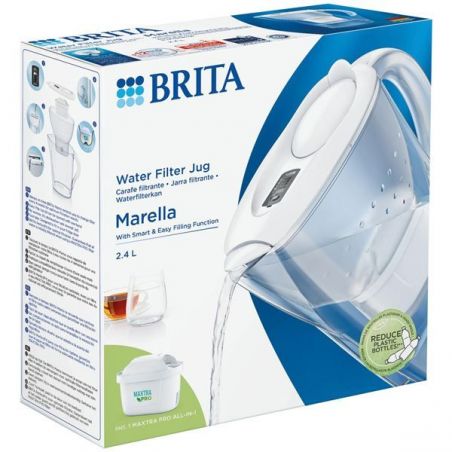 Carafe filtrante BRITA Marella blanche 2,4 L