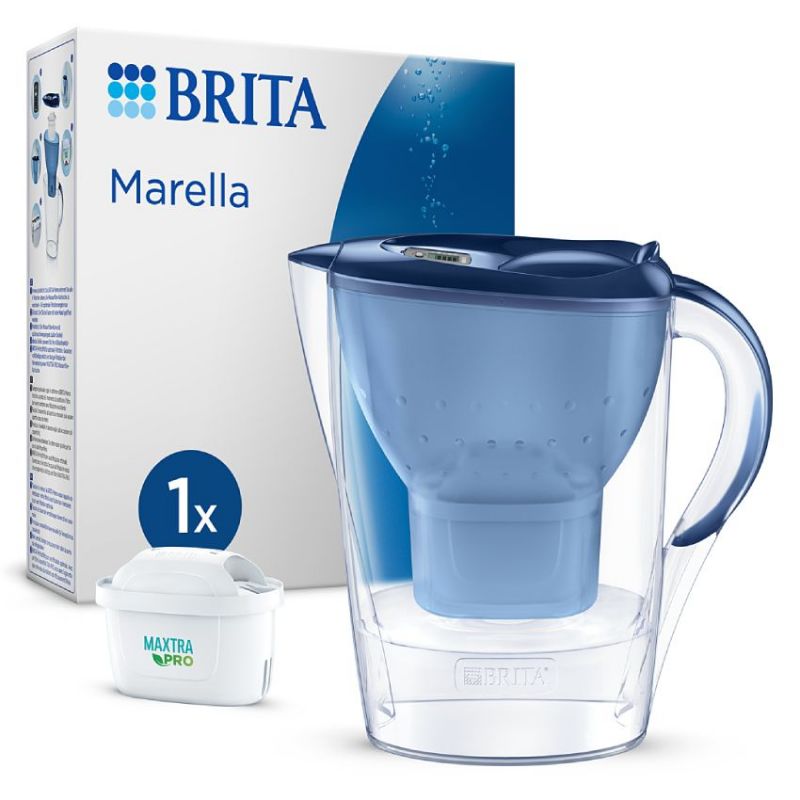 Carafe filtrante BRITA Marella bleue 2,4 L