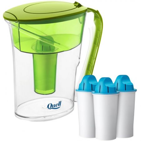Kit Carafe filtrante Eiva + lot de 3 filtres - Vert - QUELL - QUELL