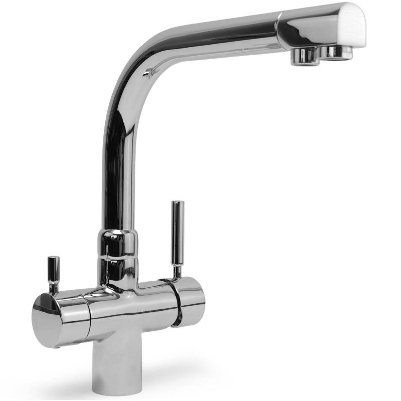 Robinet 3 voies Gliano BR302 - Chrome